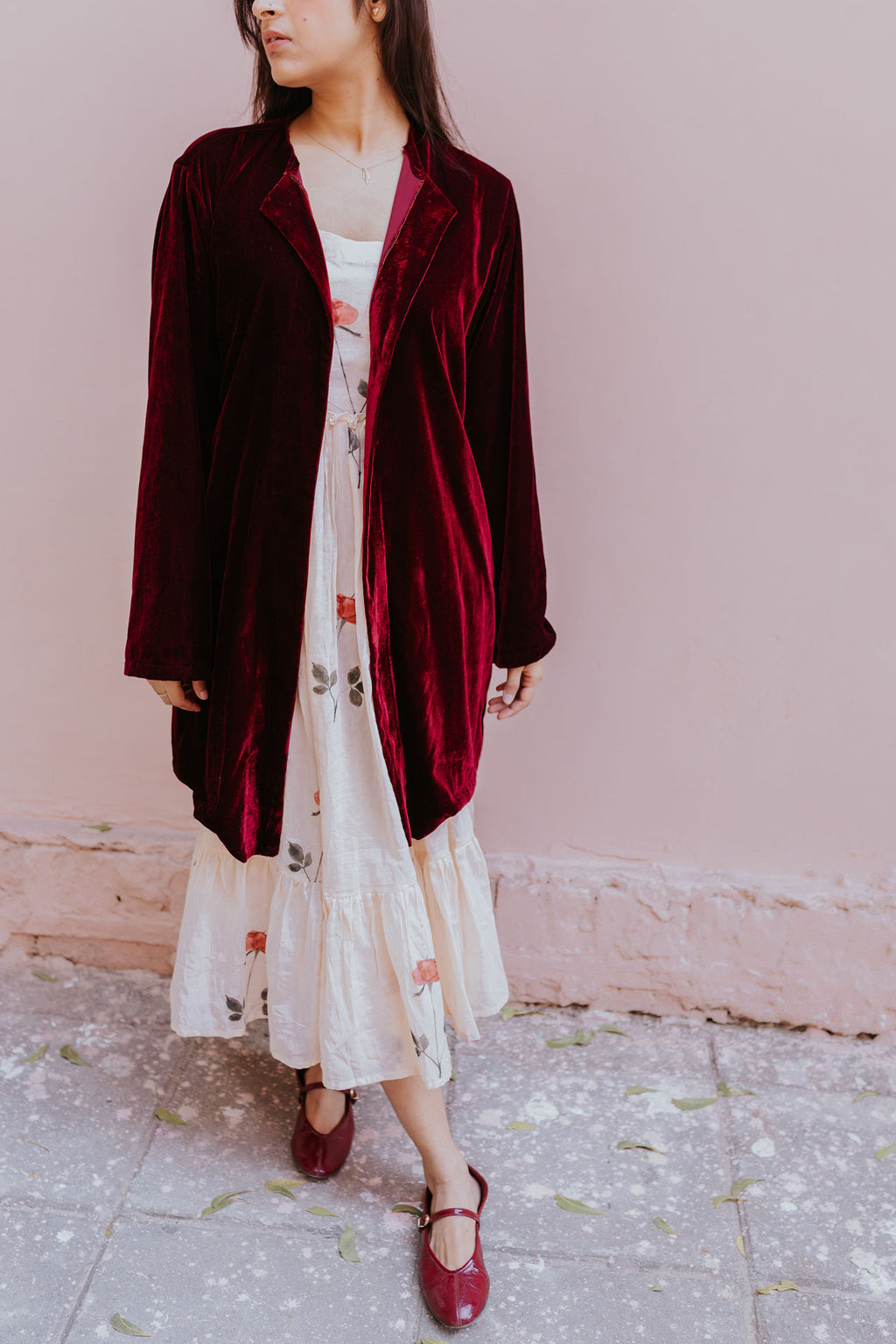 Velvet Chenille Overlay Jacket