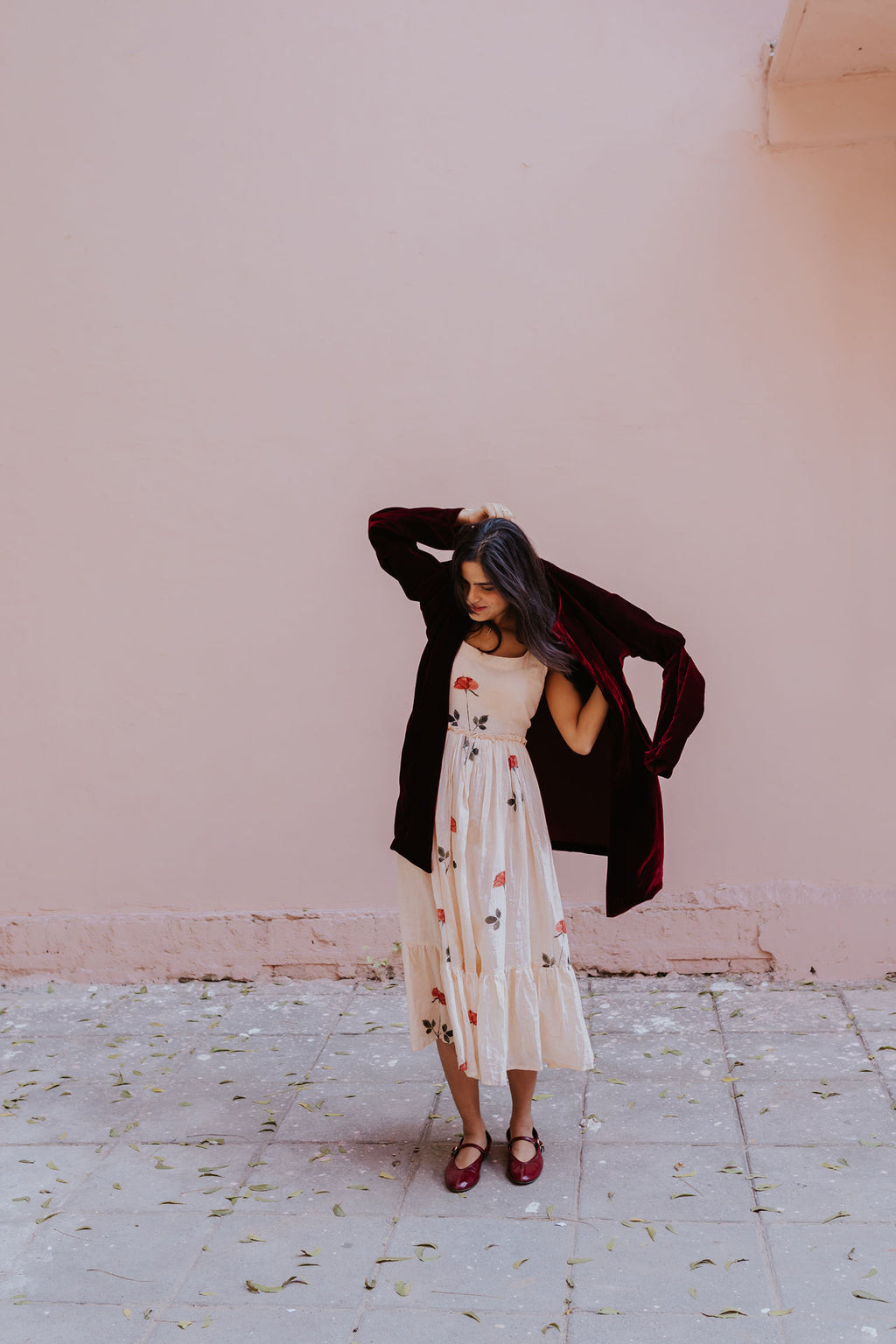 Velvet Chenille Overlay Jacket