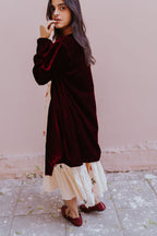 Velvet Chenille Overlay Jacket