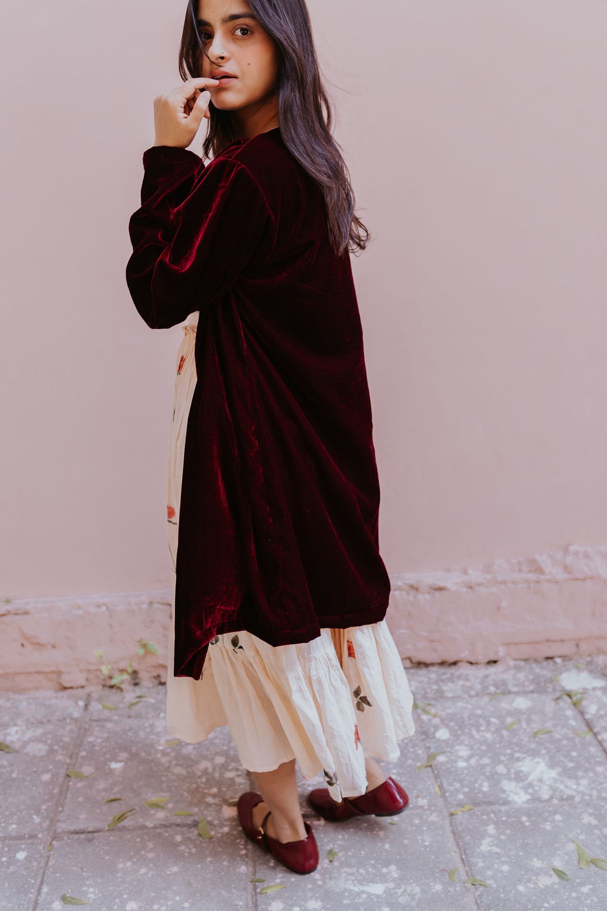 Velvet Chenille Overlay Jacket, view 4