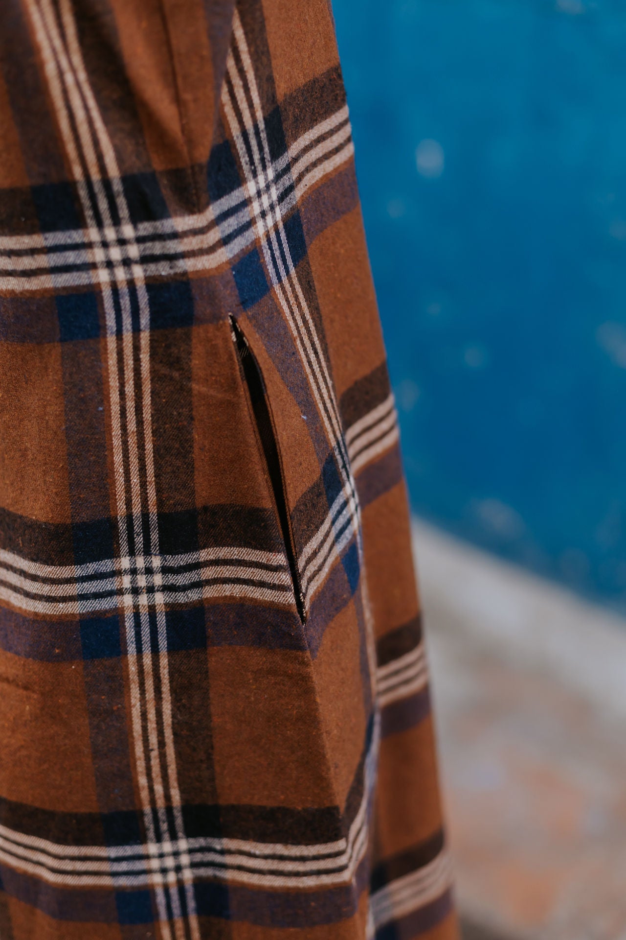 Russet Wool Dress