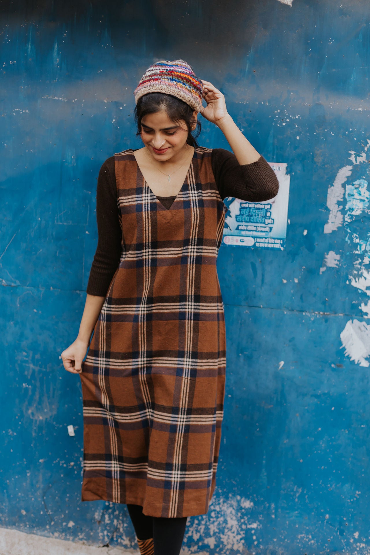 Russet Wool Dress
