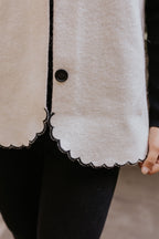 Scallop Wool Sadri