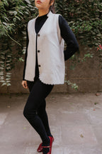 Scallop Wool Sadri