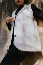 Scallop Wool Sadri