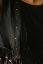 Black Chanderi Sitara Dress