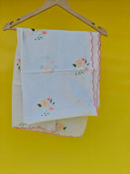 Rose Garden Flower Hand-painted Stole