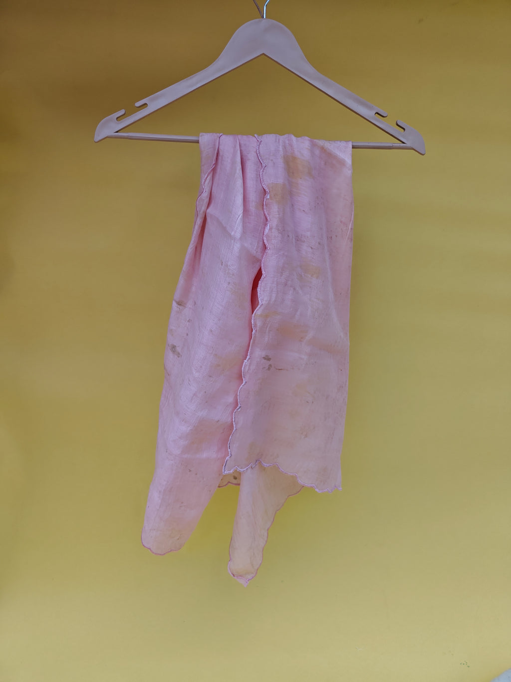 Blush Petal Flower-Dyed Stole