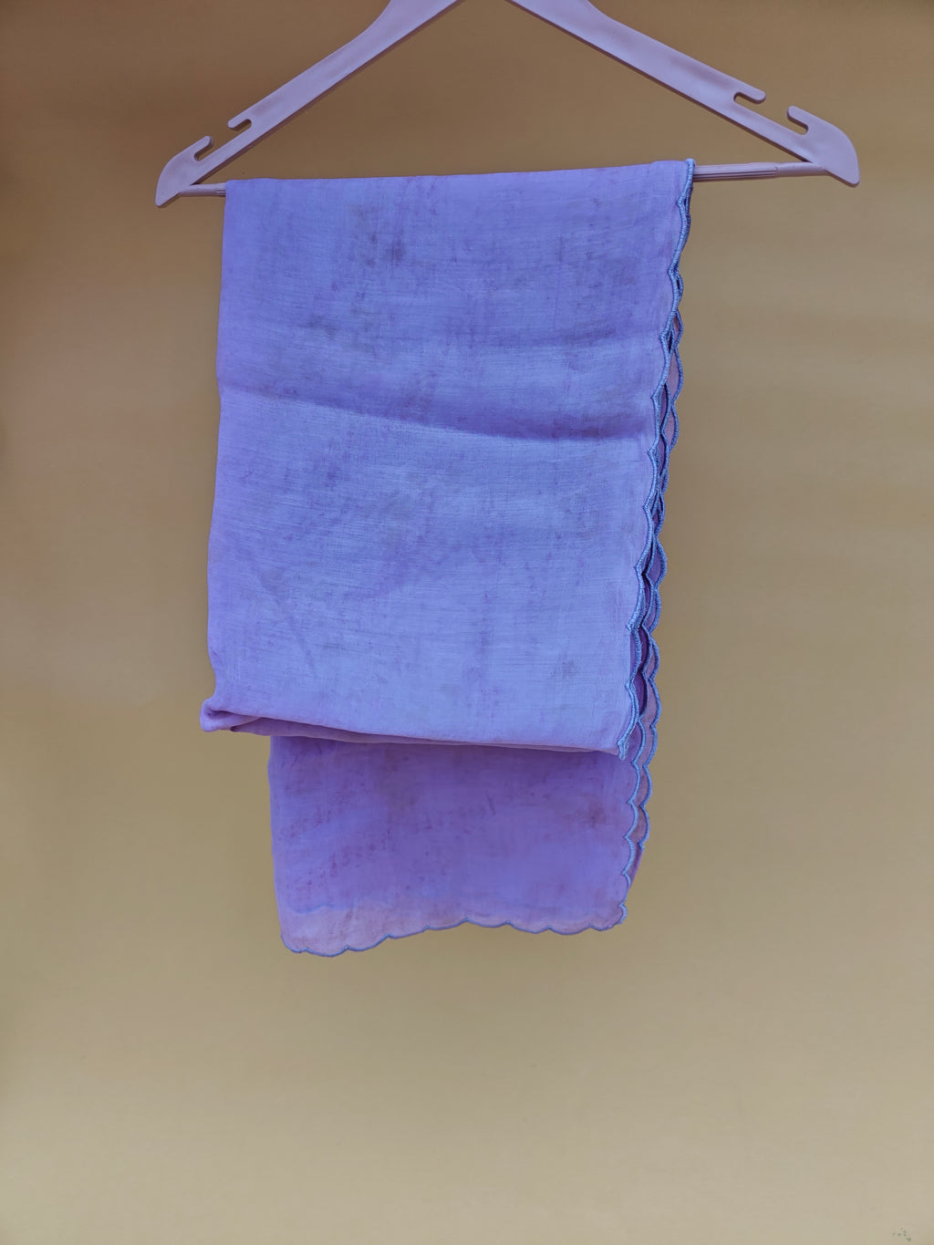 Lavender Bloom Flower-Dyed Stole