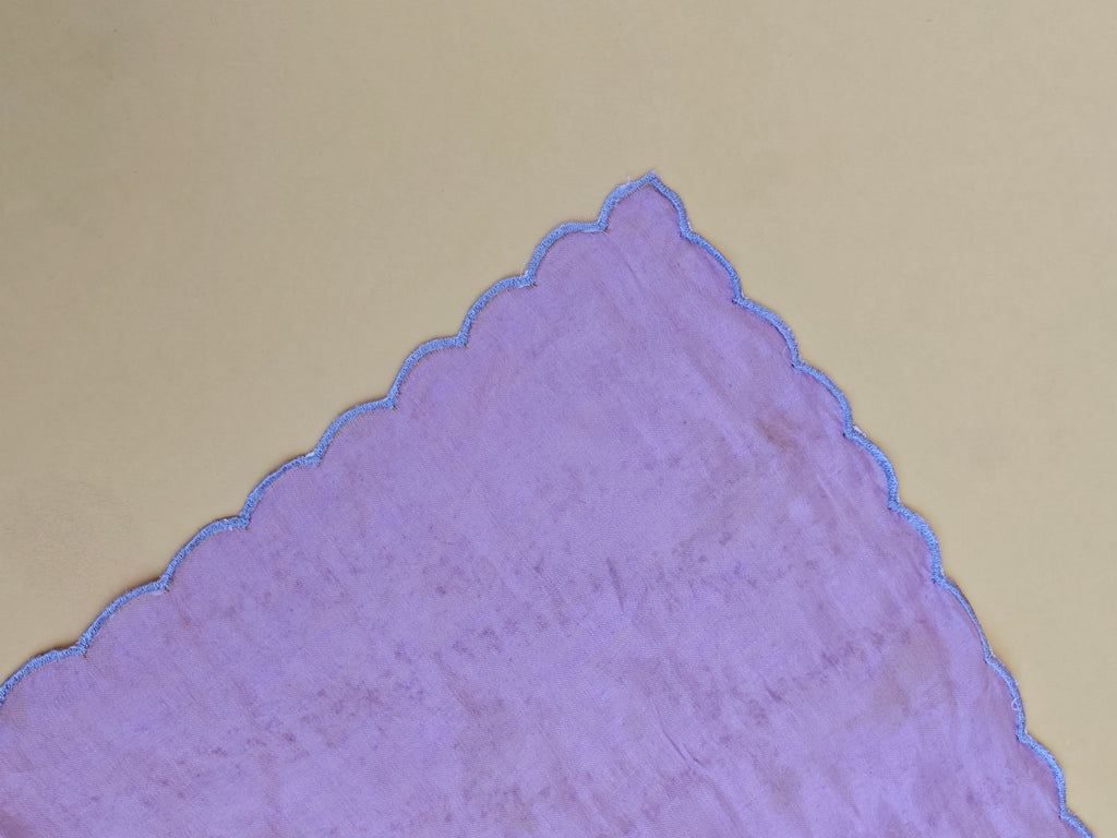 Lavender Bloom Flower-Dyed Stole
