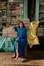 Blue Hills Pleated Dress