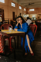 Blue Hills Pleated Dress