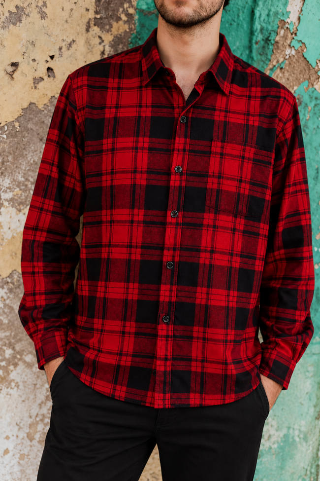 Mulberry Wool Shirt (Men) Hover Image