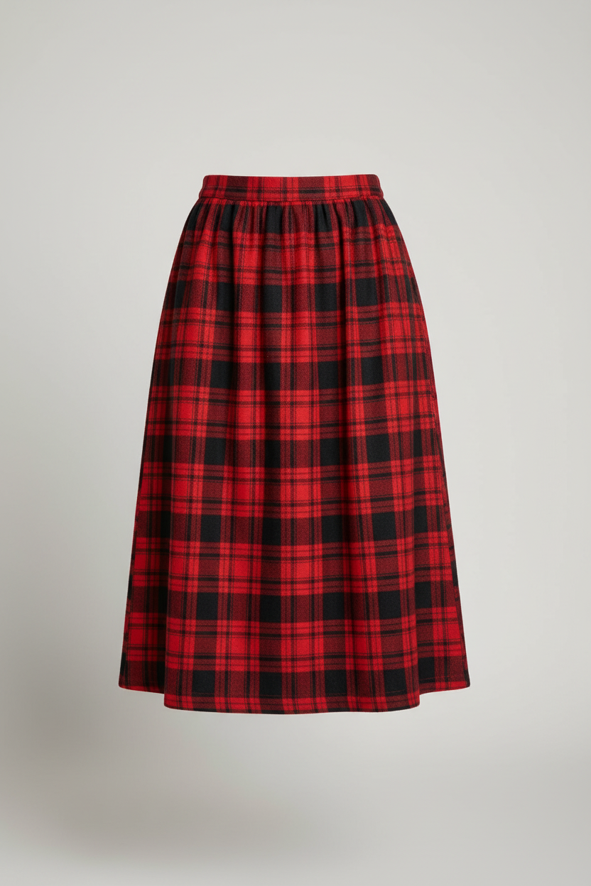 Mulberry Wool Skirt