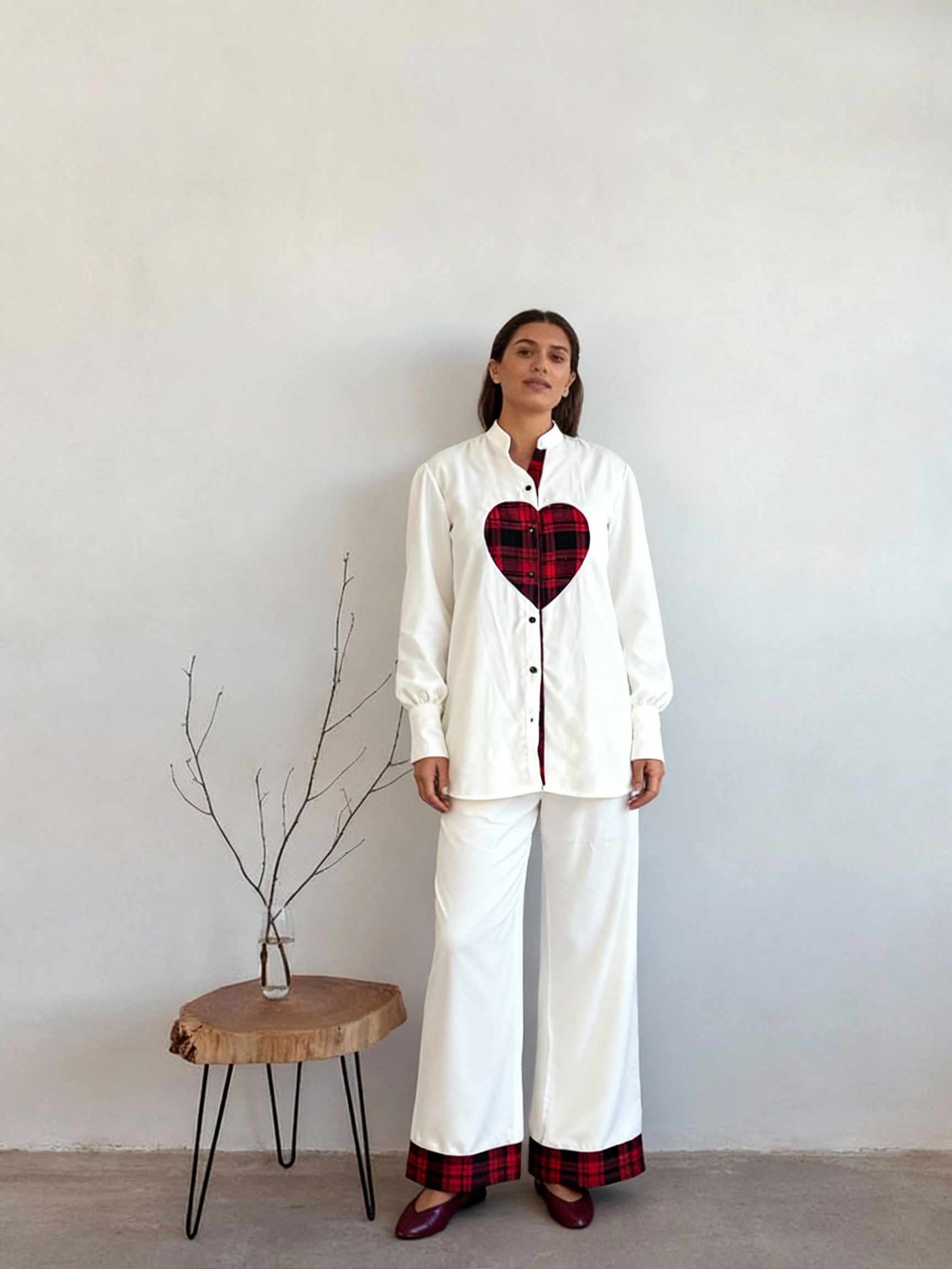 The Heartline Wool Cord Set