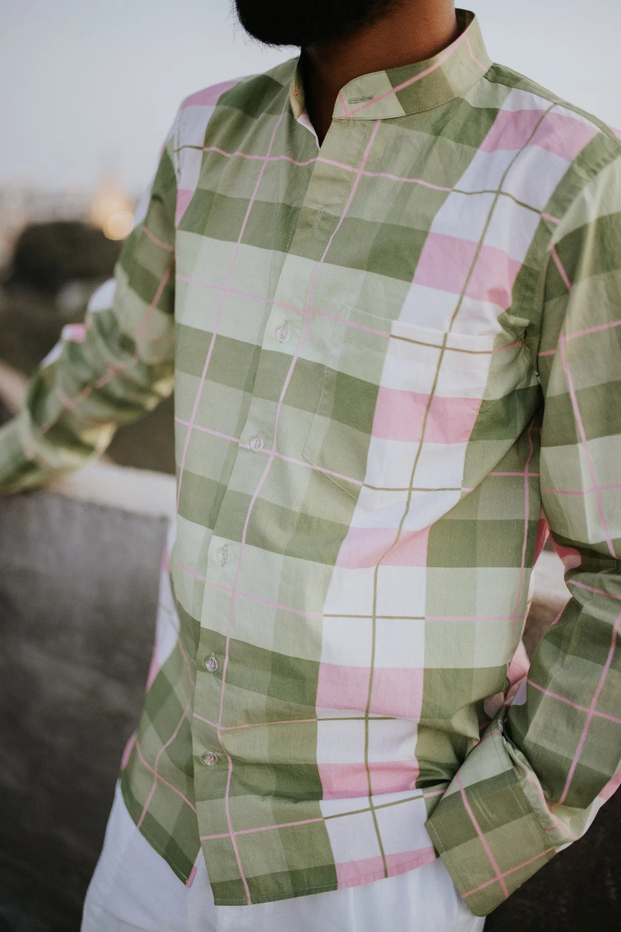 Avacado Check Shirt