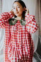 Strawberry Gingham Dress