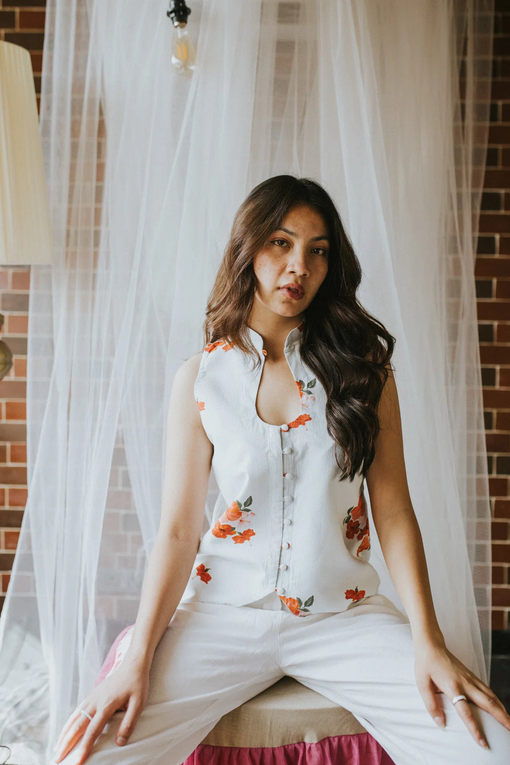 Ivory Garden Top