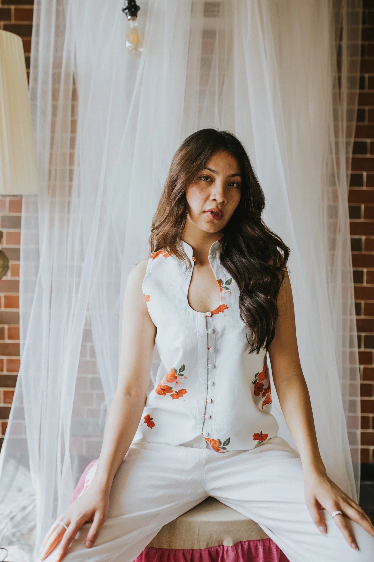 Ivory Garden Top