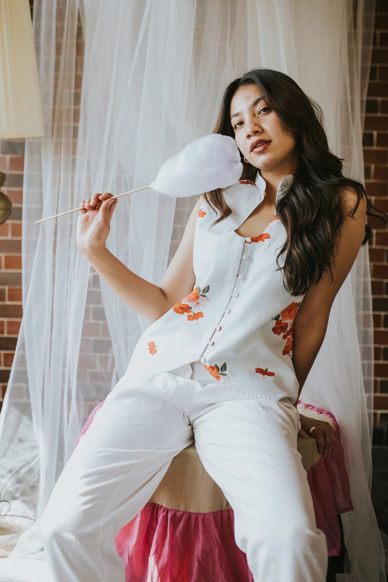 Ivory Garden Top