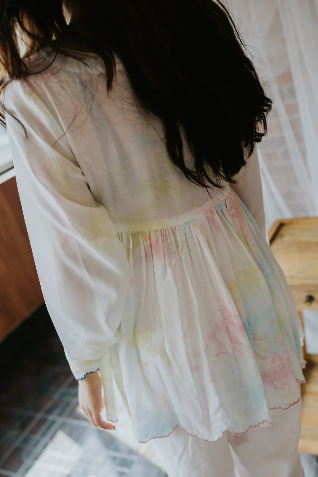 The Garden Dipped in Tie Dye Top