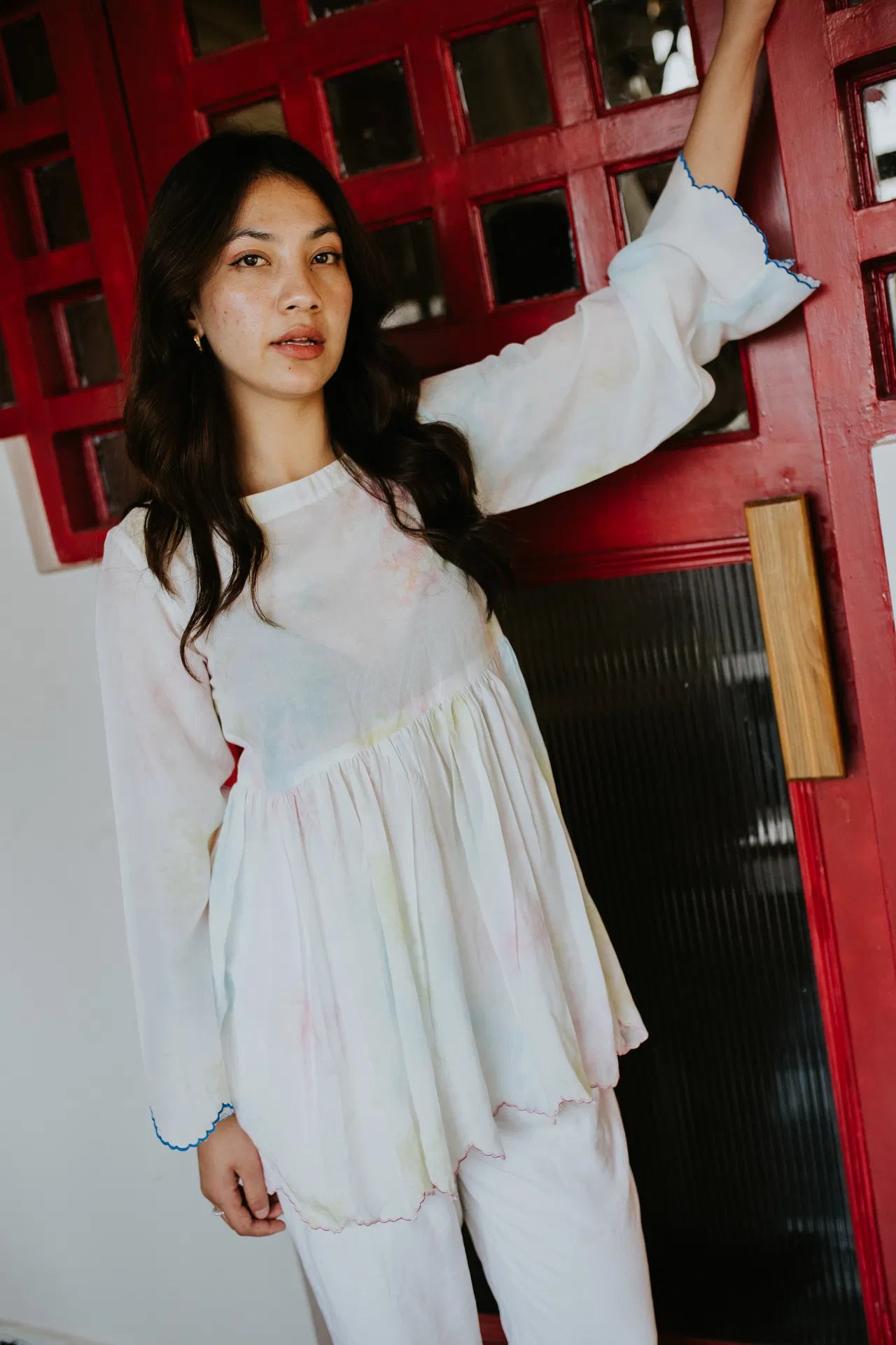 The Garden Dipped in Tie Dye Top