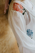 A Garden Stitched in Hydrangeas Kurta Dress