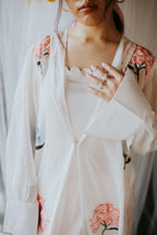 A Garden Stitched in Hydrangeas Kurta Dress
