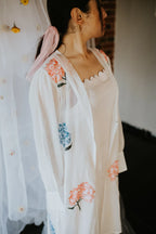A Garden Stitched in Hydrangeas Kurta Dress