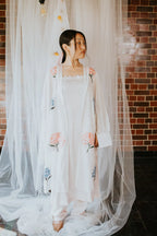A Garden Stitched in Hydrangeas Kurta Dress