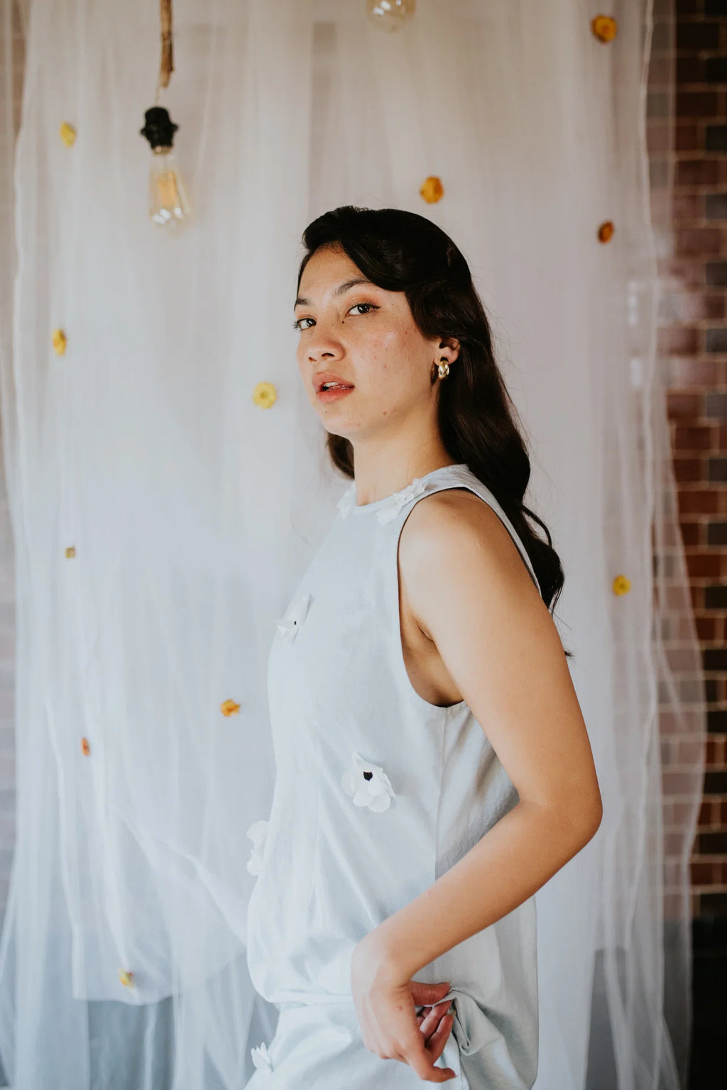 Flowers After The Blue Rain Dress