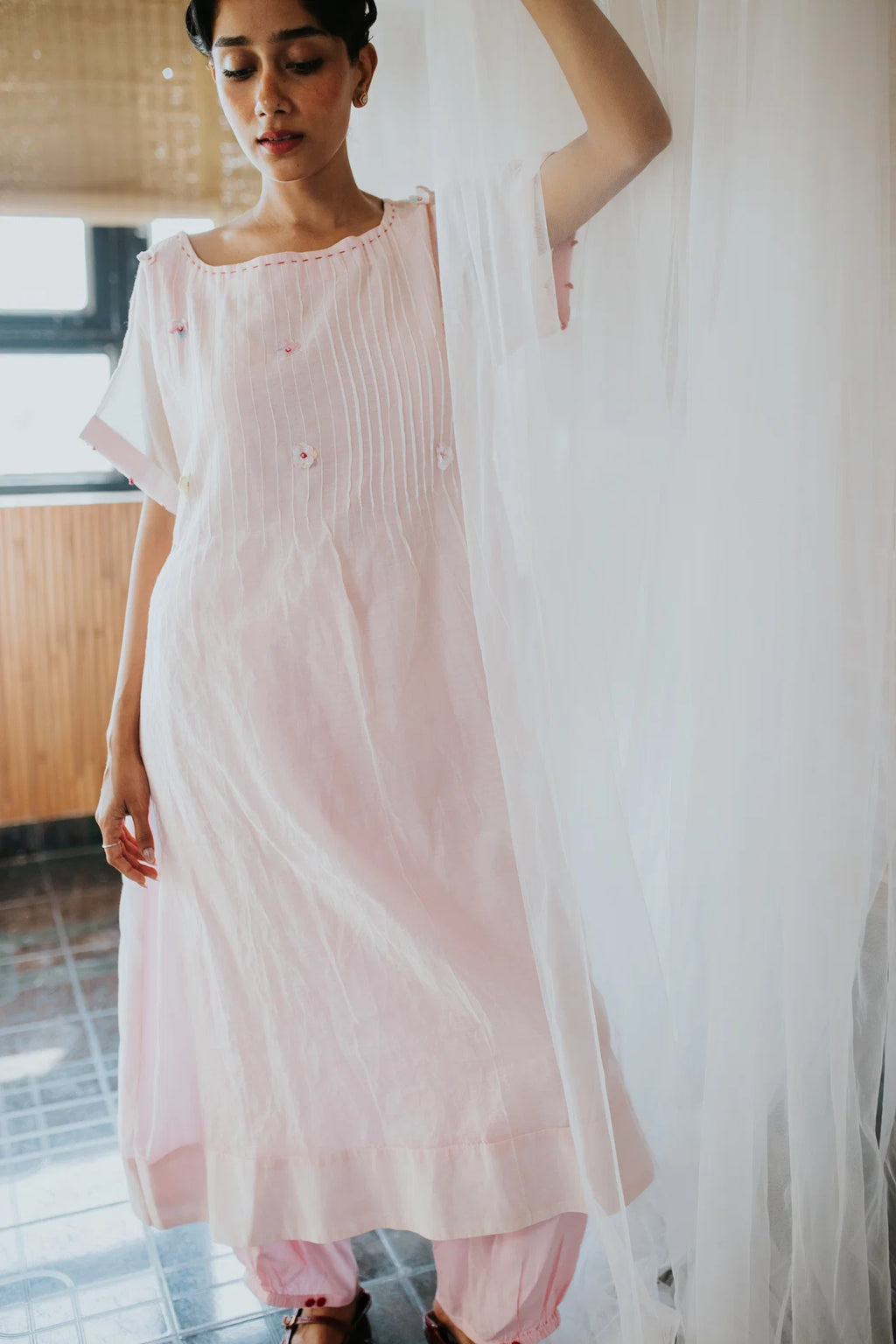 Tiny Flowers in the Mist Kurta