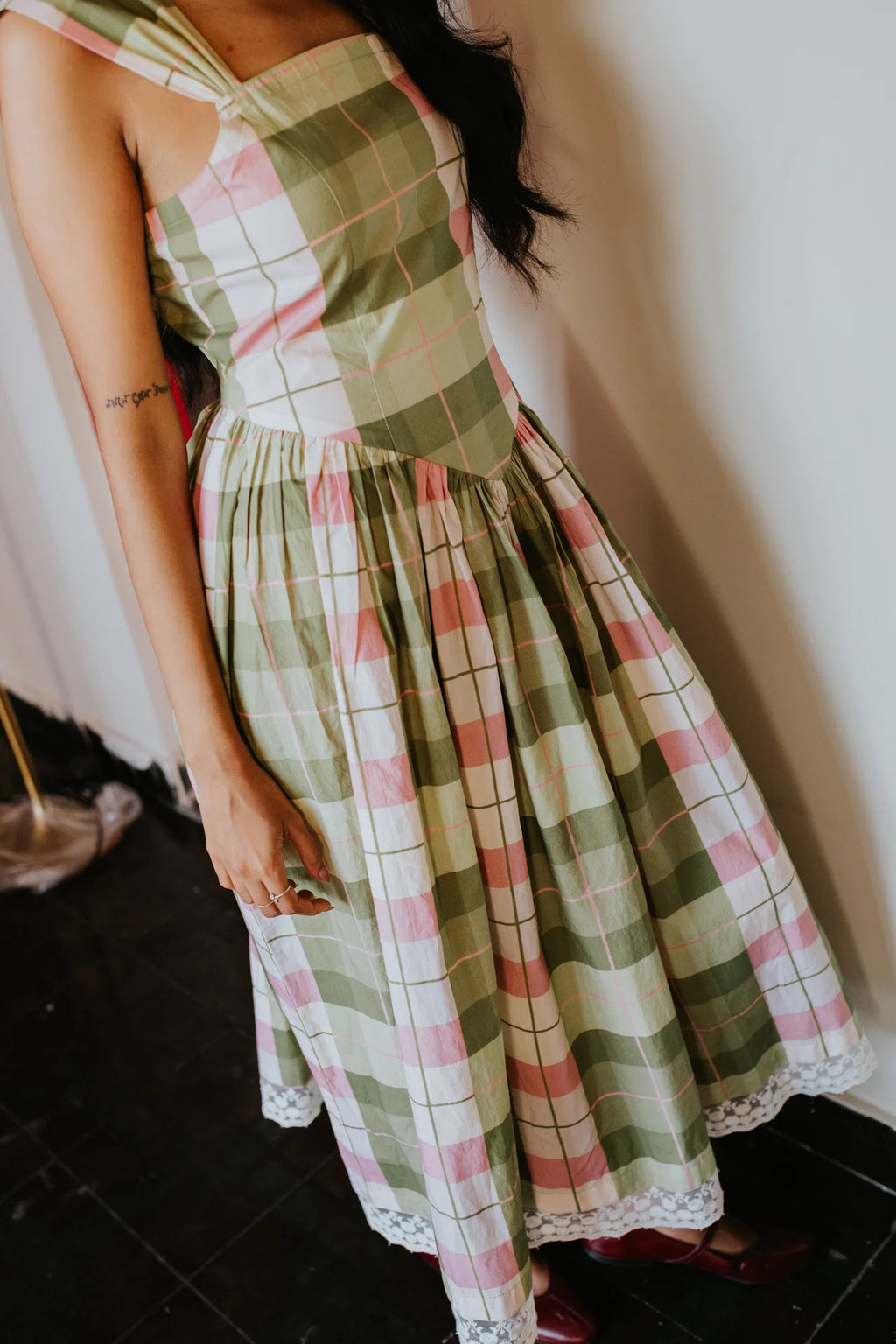 Avacado Dusk Orchard Dress