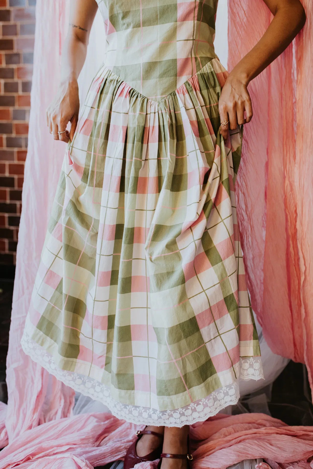 Avocado Dusk Orchard Dress