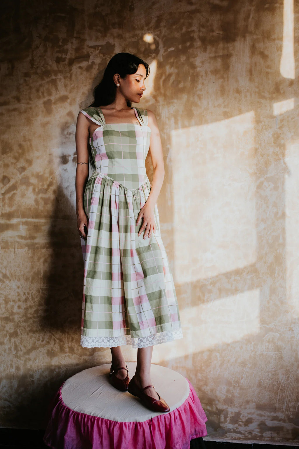 Avacado Dusk Orchard Dress