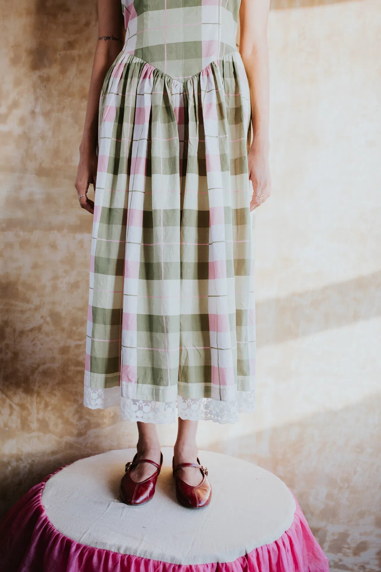 Avocado Dusk Orchard Dress