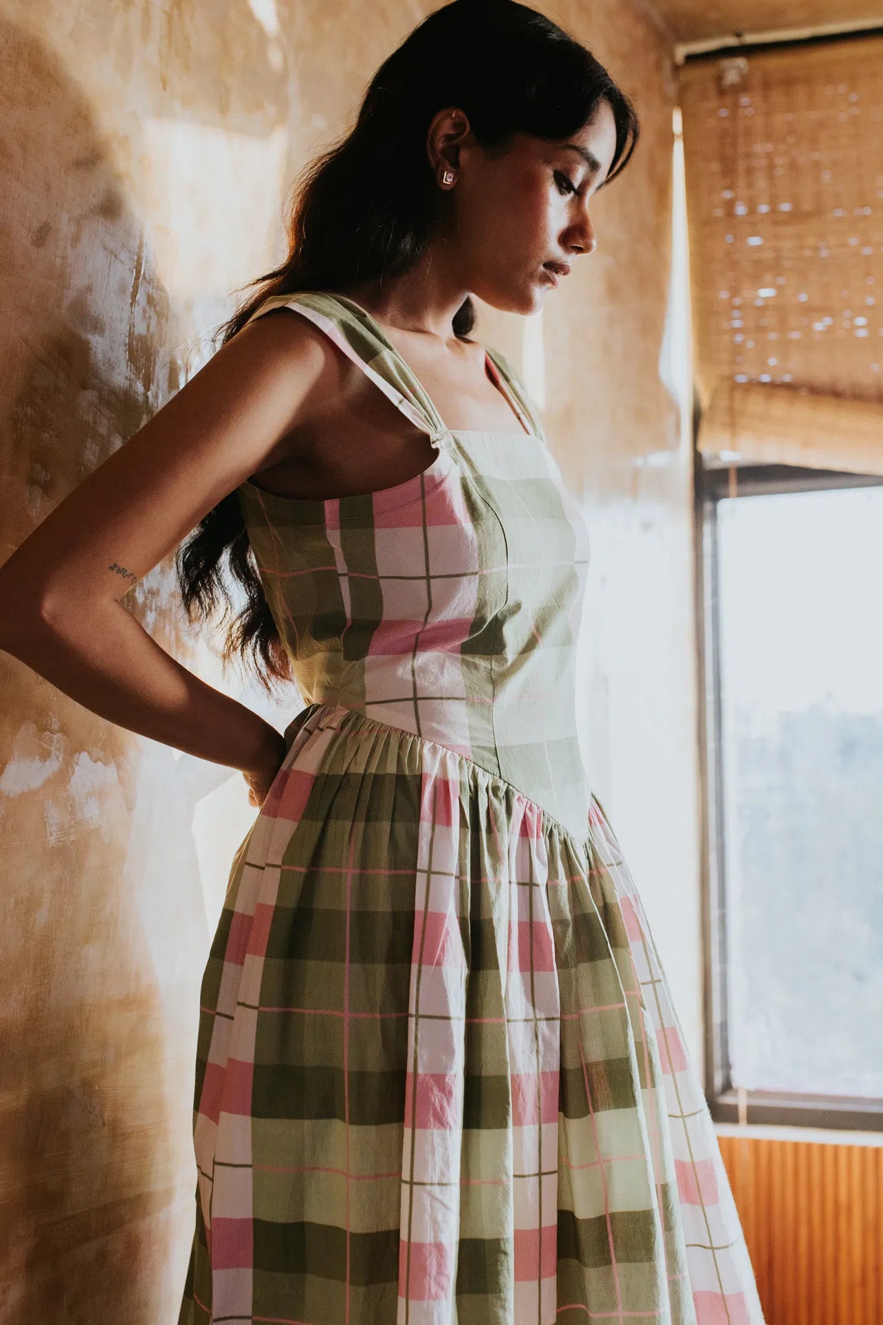 Avocado Dusk Orchard Dress