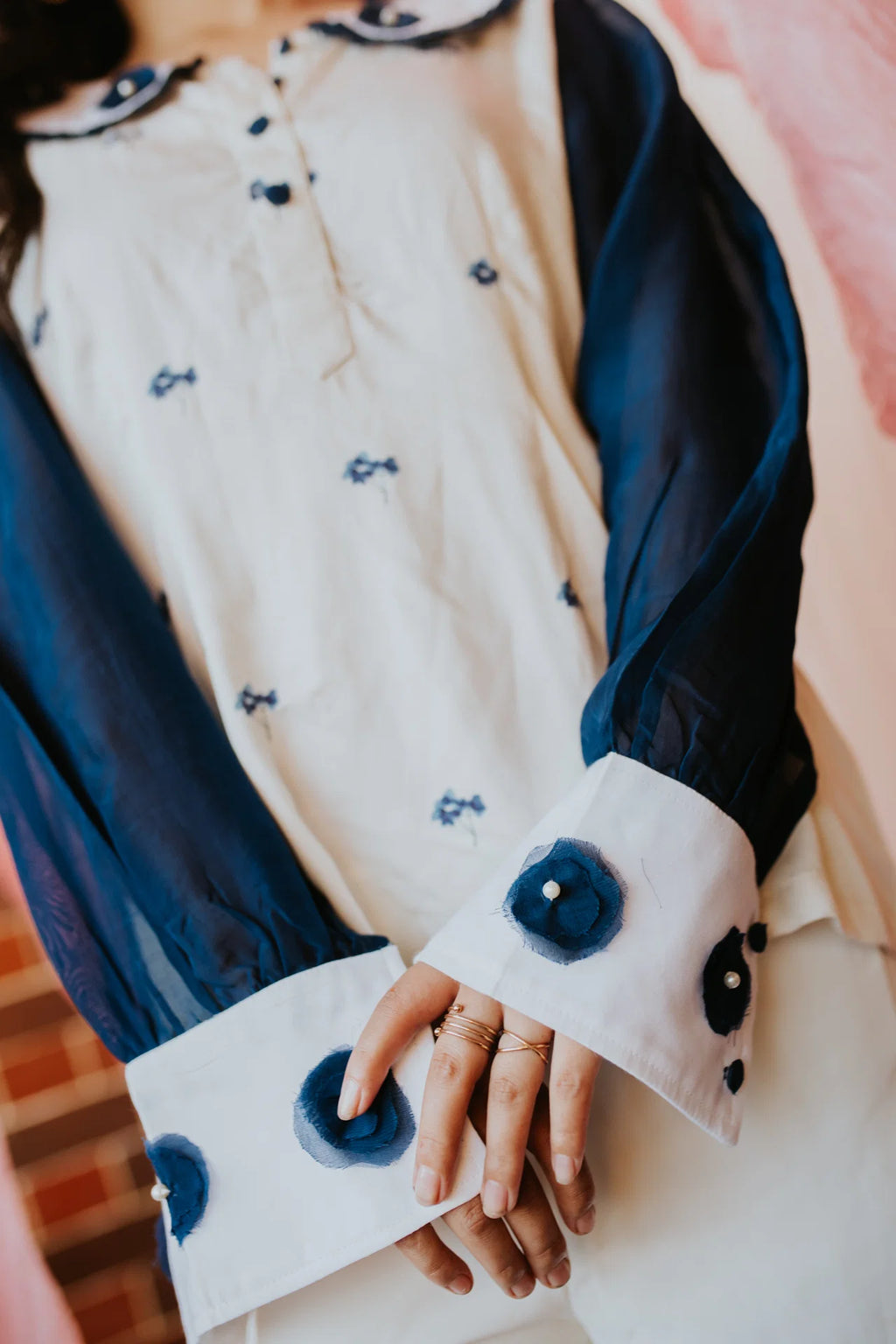 Moonflower Collar Blouse