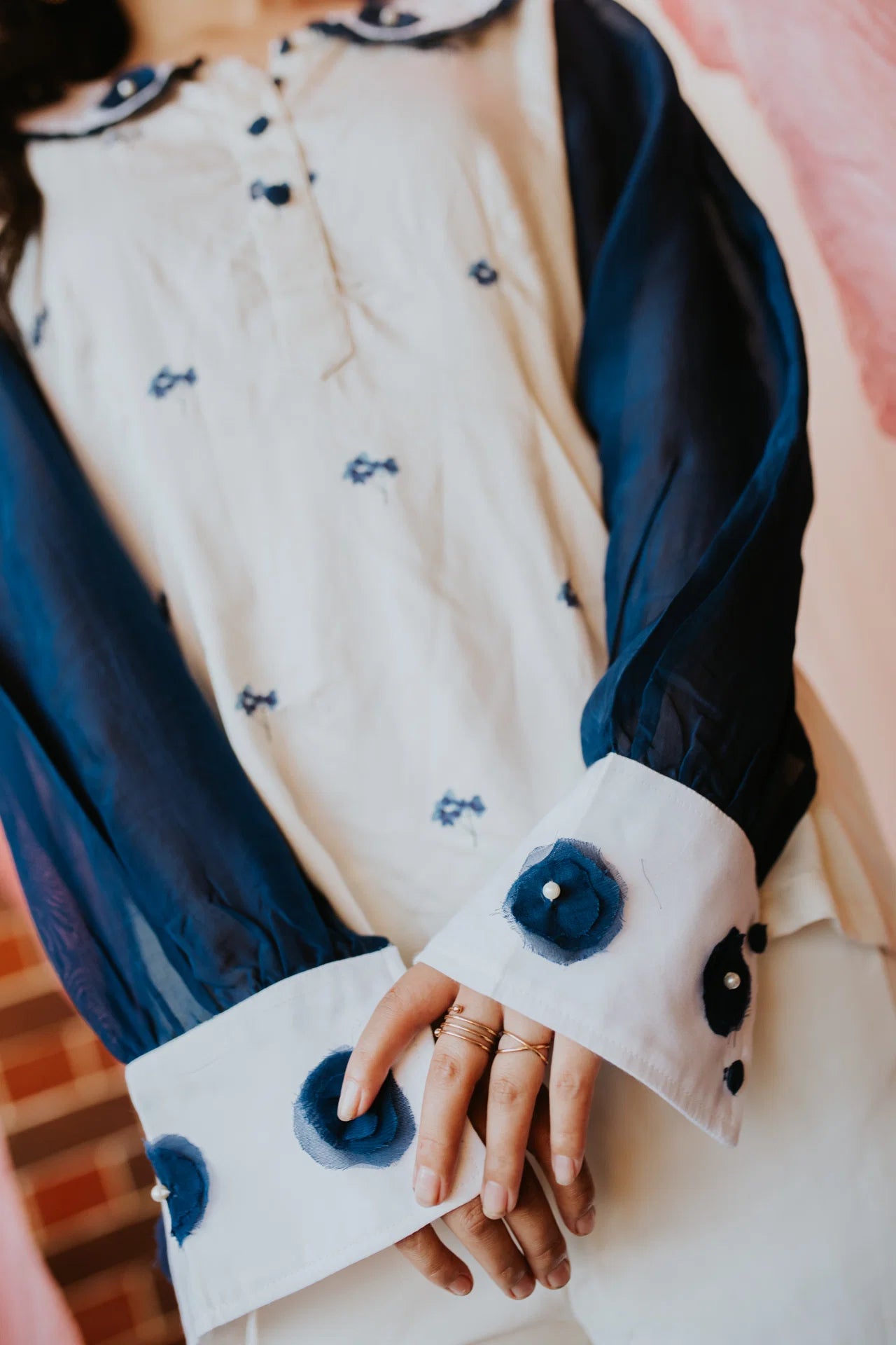 Moonflower Collar Blouse