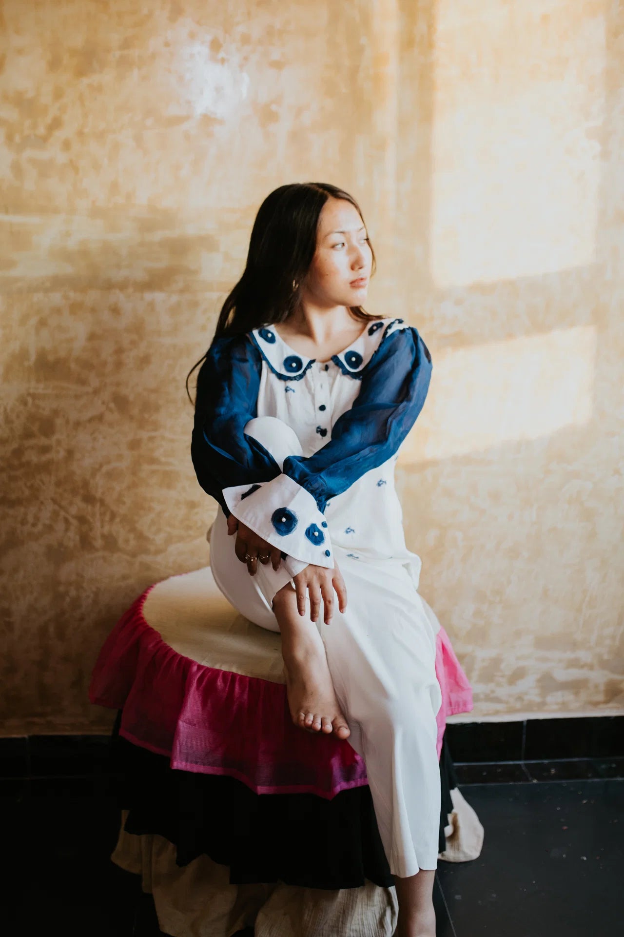 Moonflower Collar Blouse