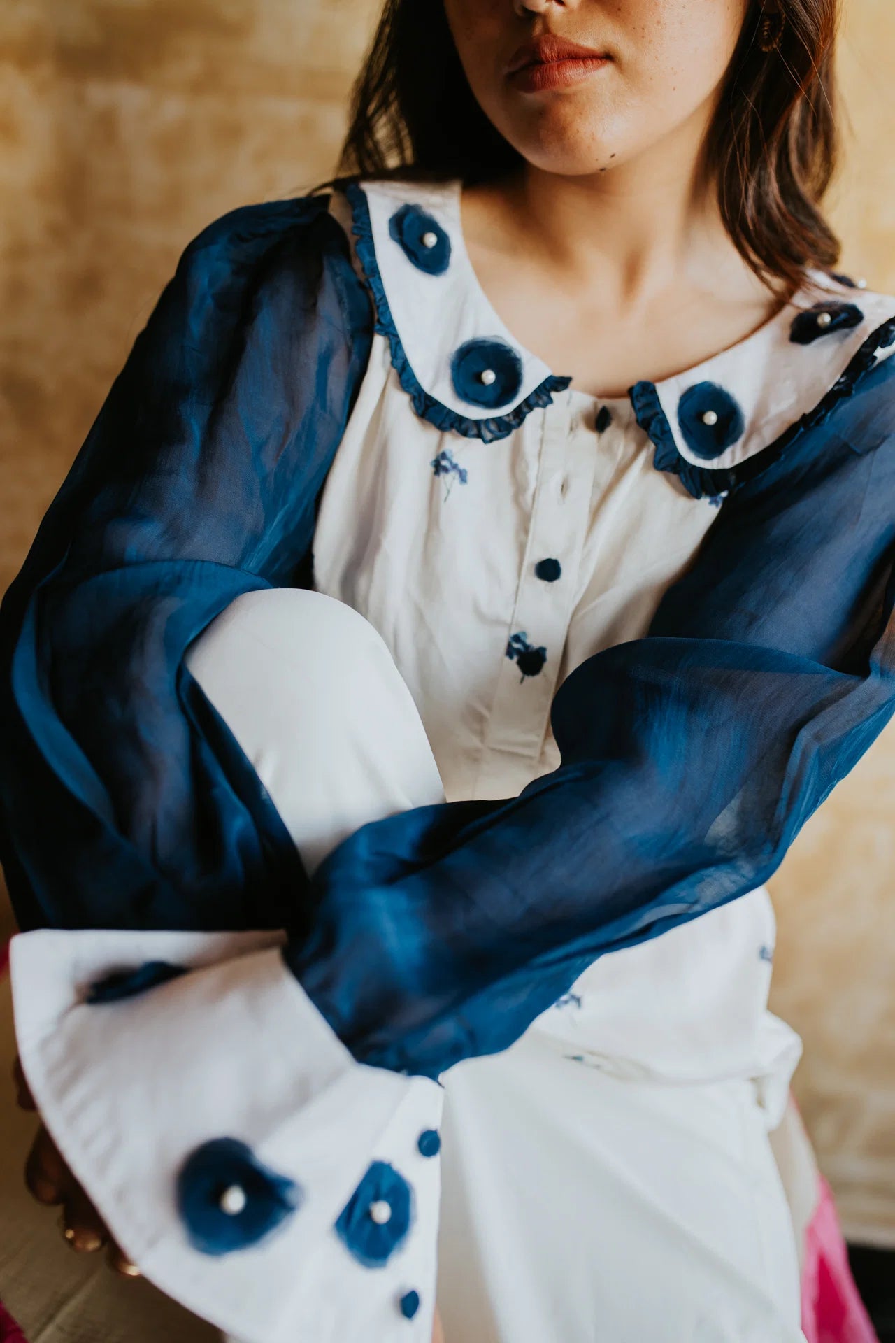 Moonflower Collar Blouse