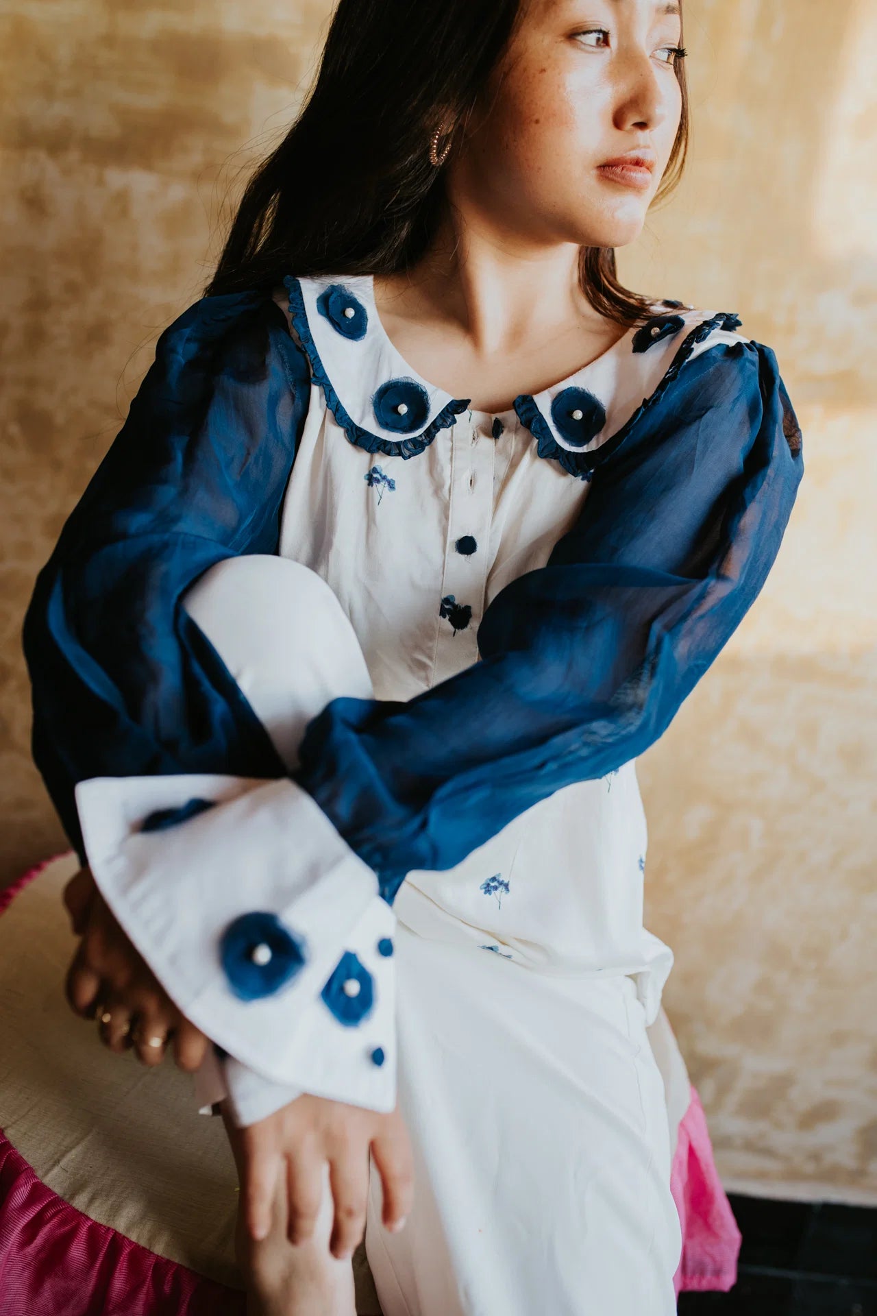 Moonflower Collar Blouse