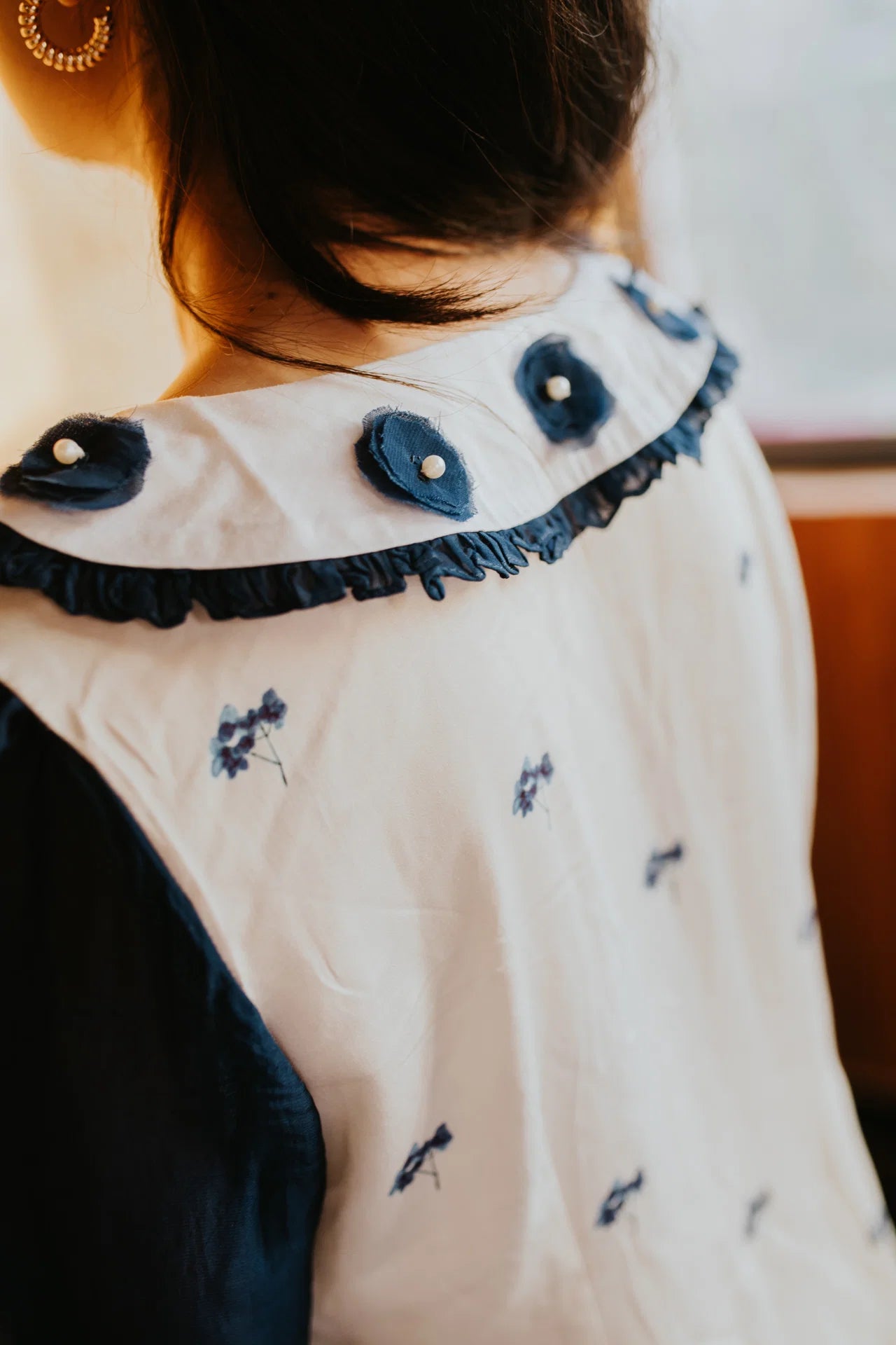 Moonflower Collar Blouse