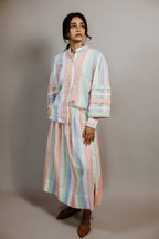 She Wore Pastel Rainbow Skirt [SALE]