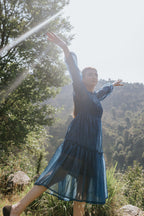 Blue Hour Pintuck Dress