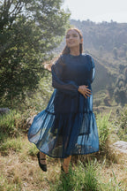 Blue Hour Pintuck Dress