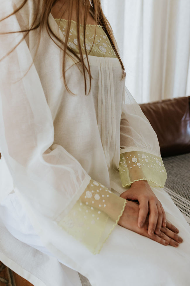 A Breath of Light Chanderi Kurta Main Image