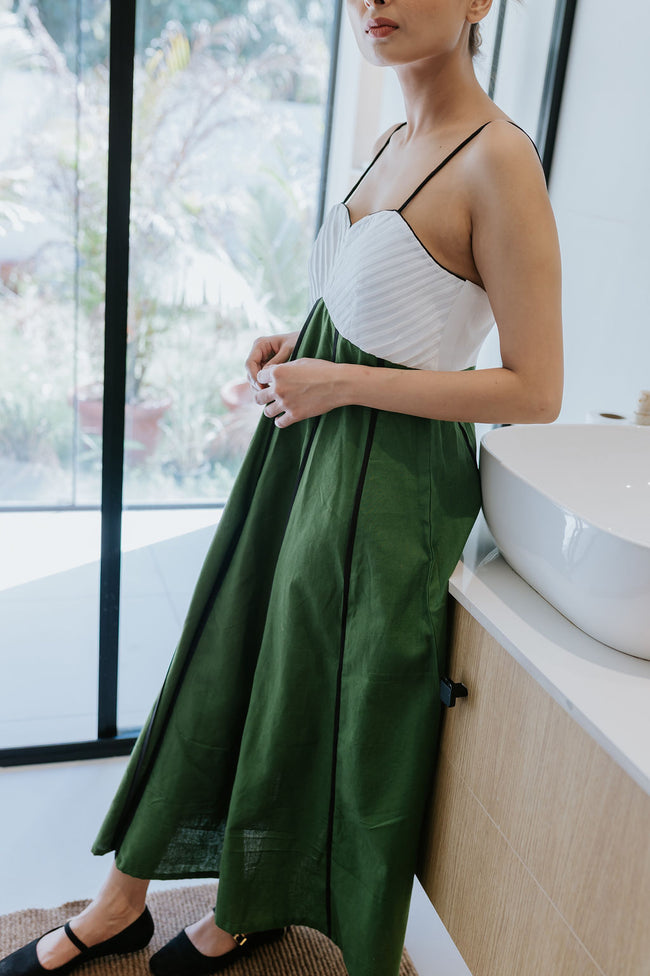 The Garden Pintuck Dress Main Image