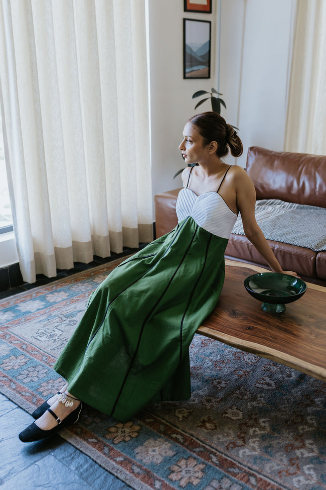 The Garden Pintuck Dress Hover Image