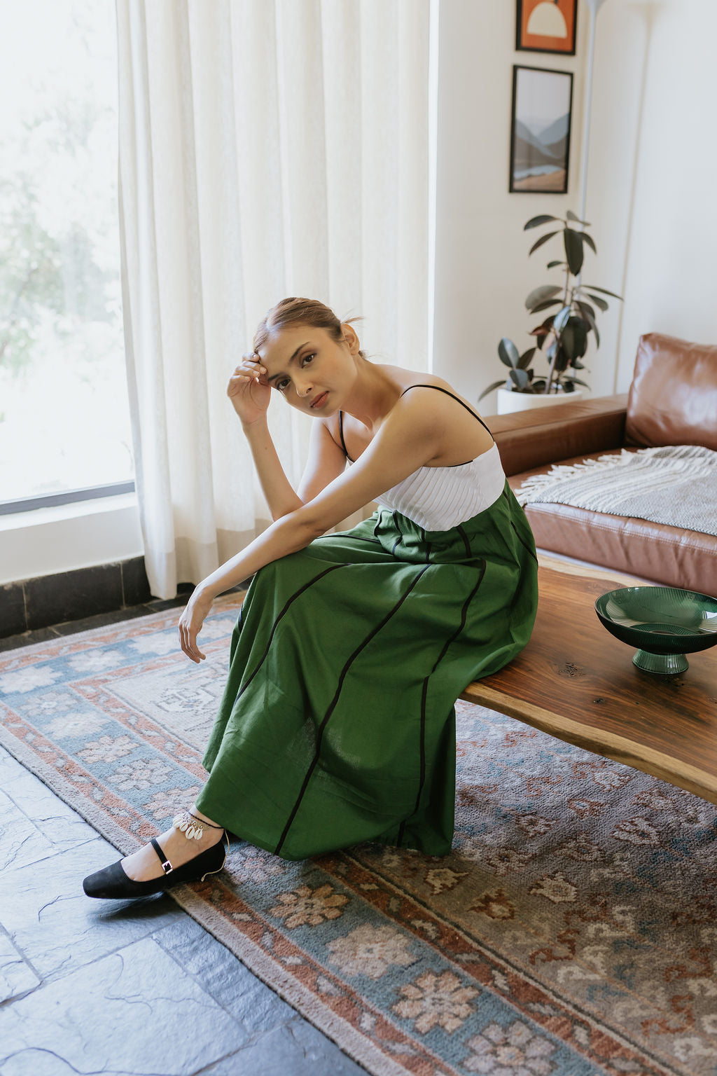 The Garden Pintuck Dress